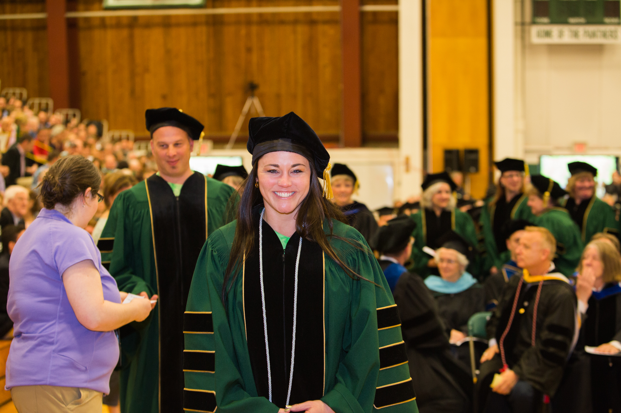 PSU awarded nearly 1,400 bachelor's, master's, and doctoral degrees and Certificates of Advanced Graduate Study. Kaleb Hart '11 photo.