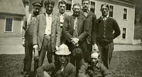 Balsams Hotel employee photo album, circa 1913-1917