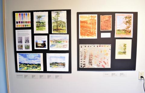 Walking in the Whites exhibition