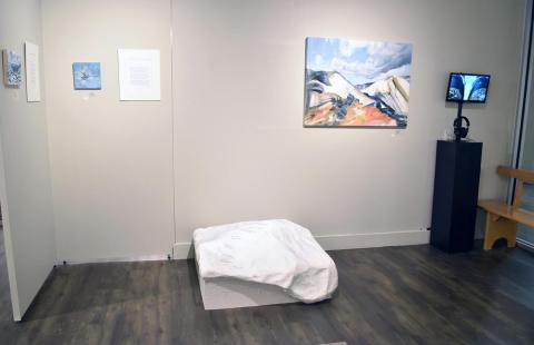 Walking in the Whites exhibition