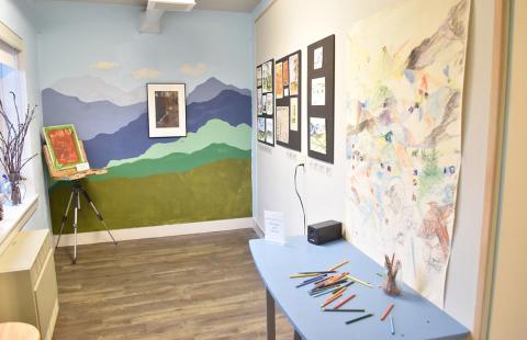 Walking in the Whites exhibition