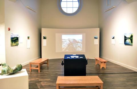 Walking in the Whites exhibition