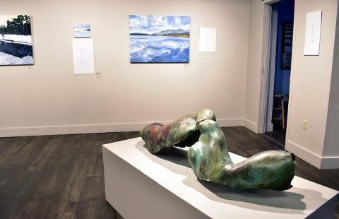 Walking in the Whites exhibition