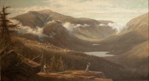 Edward Hill, Echo Lake, White Mountains, New Hampshire, 1878, Oil on canvas painting