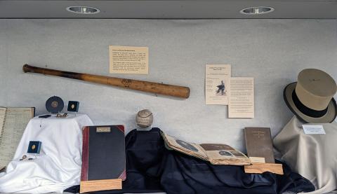 Plymouth State in 150 Objects exhibition display case close-ups