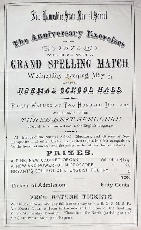 Plymouth State in 150 Objects exhibition prehistory item