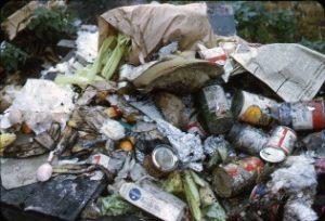 Garbage on the trails in the mid-twentieth century