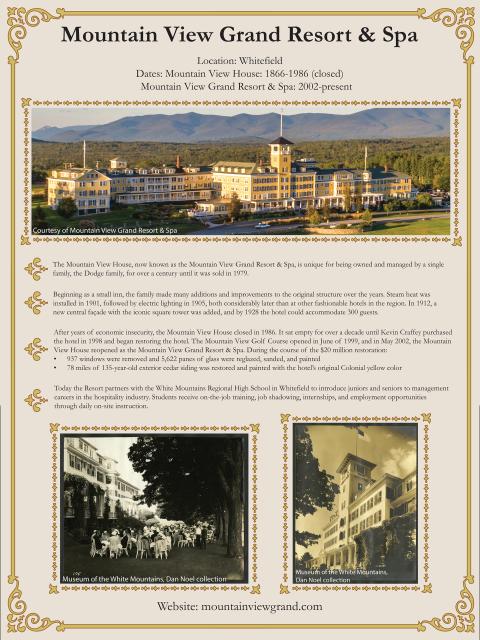 Mountain View Grand fact sheet