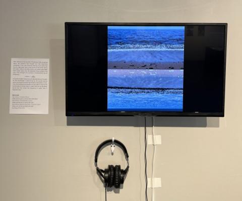 Still form Recording in Sand at Shoreline of Atlantic Ocean, 2021