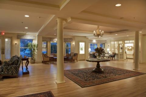 The Wentworth Hotel, Jackson, NH current lobby view