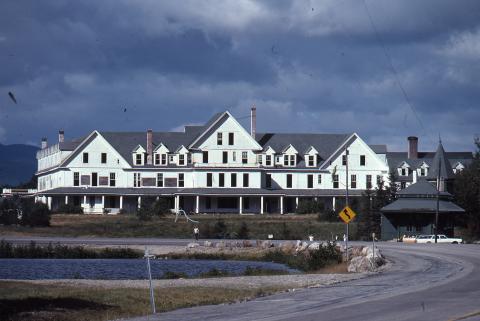 The Crawford House just before it burned.