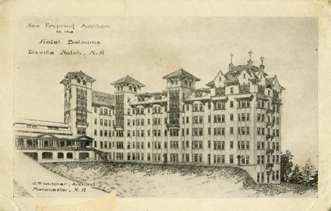 Balsams Hotel fireproofing drawing