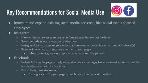 Marketing student capstone project deck slide