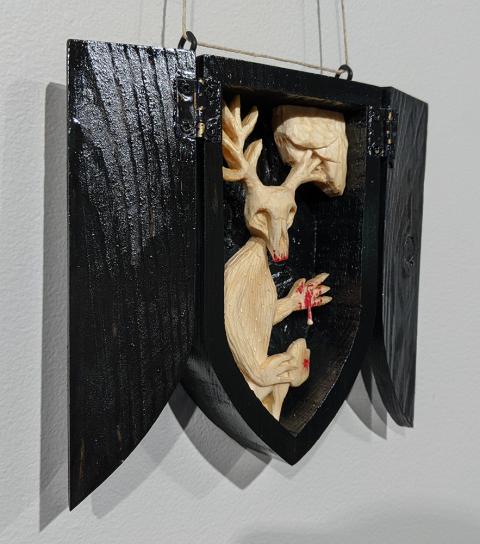 The Creature, wood, 2021