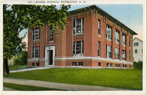 Plymouth State in 150 Objects exhibition 1910s Memorial Hall