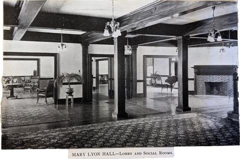 Plymouth State in 150 1920s Mary Lyons Hall interior 