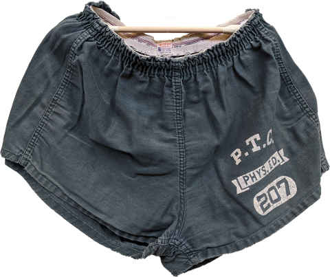 Plymouth State in 150 Objects 1950s gym shorts