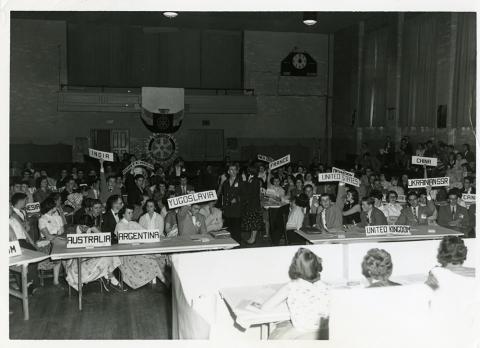 Plymouth State in 150 Objects 1950s Model UN event