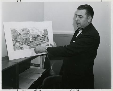 Plymouth State in 150 Objects 1950s Silver Center architecture presentation