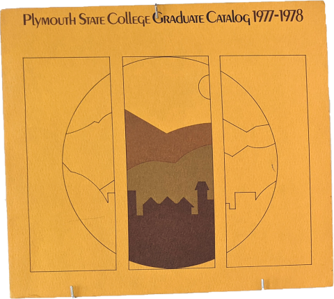 Plymouth State in 150 exhibition 1970s graduate catalog