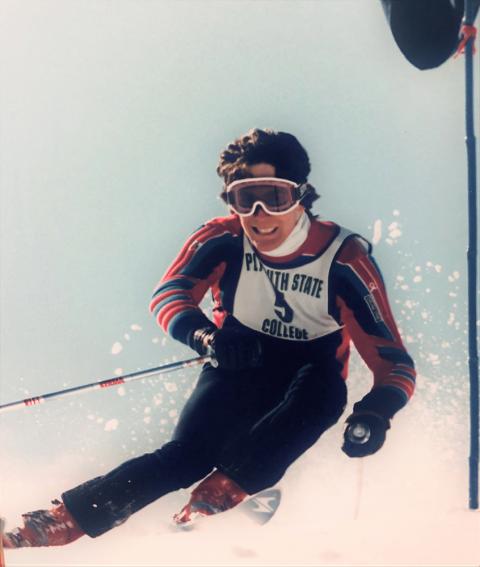 Plymouth State in 150 Objects exhibition 1980s Alpine skiing championship