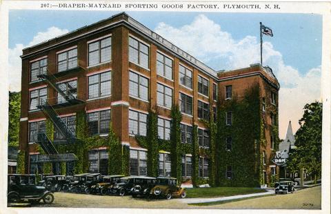 Plymouth State in 150 Objects exhibition historical photo of the Draper Maynard building