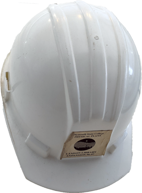 Plymouth State in 150 Objects exhibition Lamson renovation ceremony hat