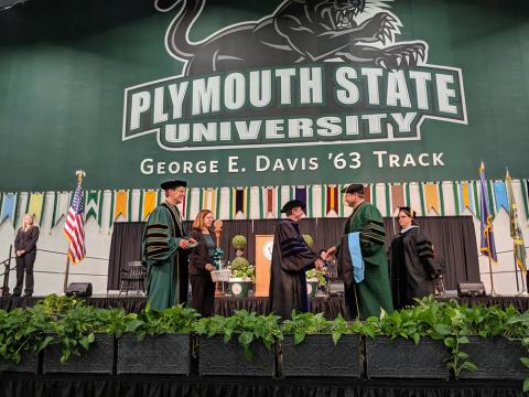 Plymouth State in 150 Objects exhibition 2010s commencement
