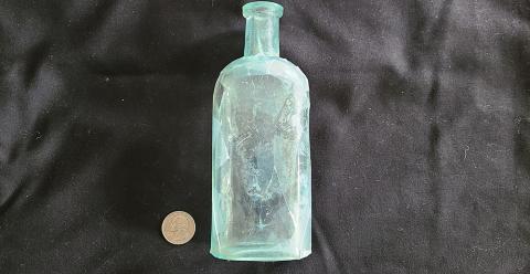 Plymouth State in 150 Objects exhibition 2010s Holmes house dig found bottle