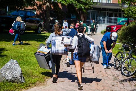 Plymouth State in 150 Objects exhibition 2010s move in day