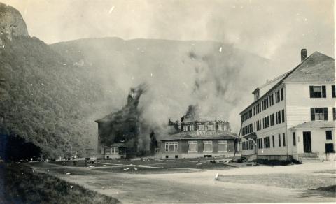  The burning of the Profile House, August 2, 1923