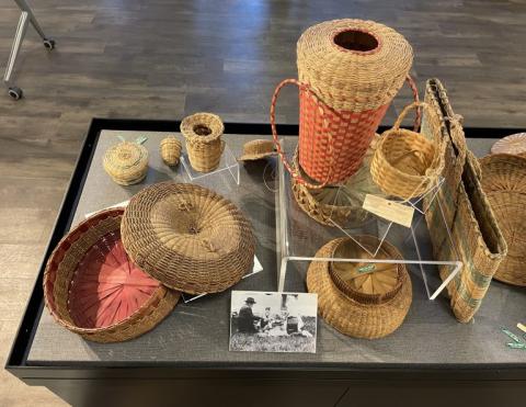 basket in the Of Baskets and Borers exhibition