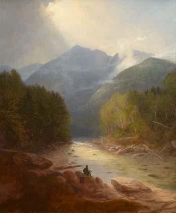 Alvan Fisher. “Mt. Jefferson on Rte from Gorham to Glen House N.H.” 1859. Oil on Canvas.
