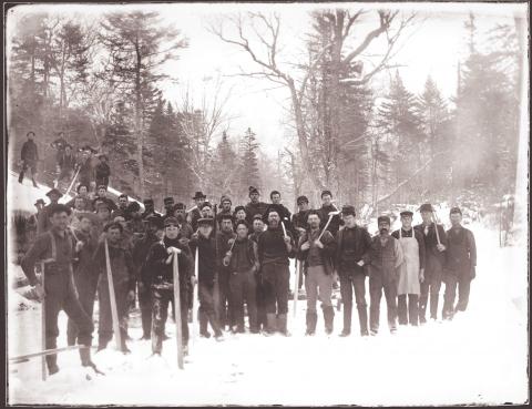 Loggers after the civil war