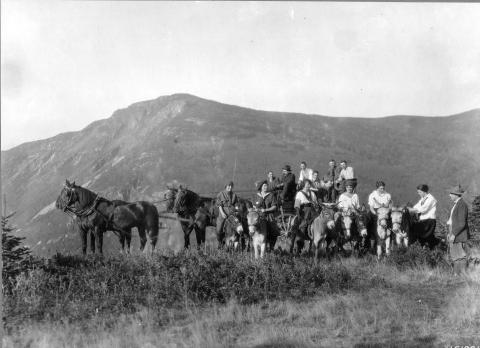 Group photo near Mt. Webster