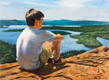 Woolsey S. Conover. “Next Generation.” Oil on canvas. John Anderson Photo. Courtesy of the artist