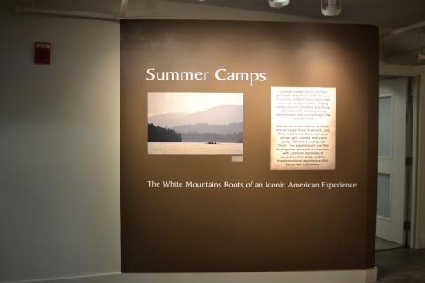Summer Camps exhibit gallery view