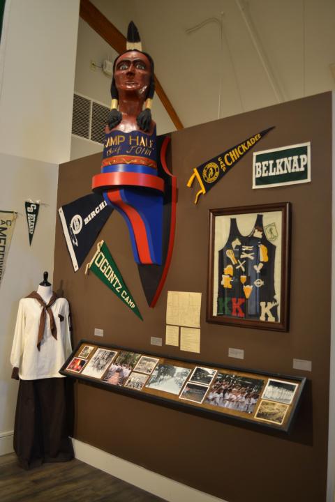 Summer Camps exhibit gallery view