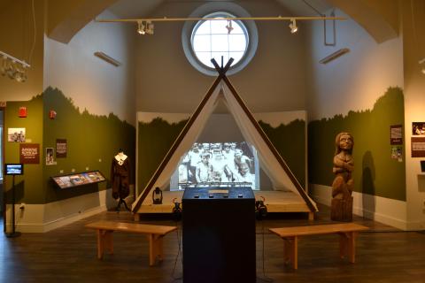 Summer Camps exhibit gallery view