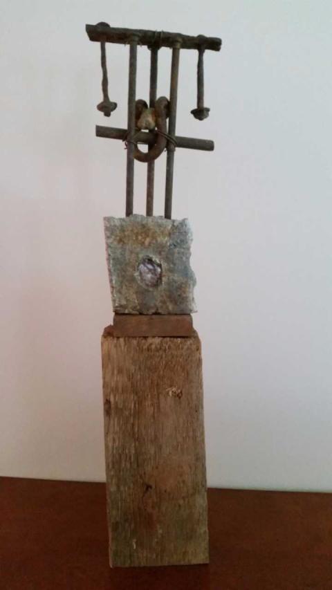 untitled wood metal ceramic