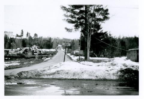 Photograph of interstate under construction
