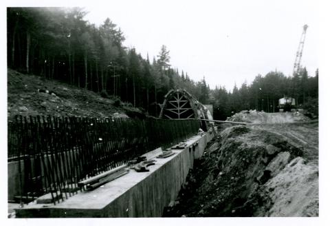 Photograph of Interstate under construction