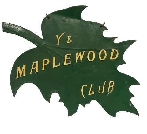 Photograph of Maplewood Club Sign