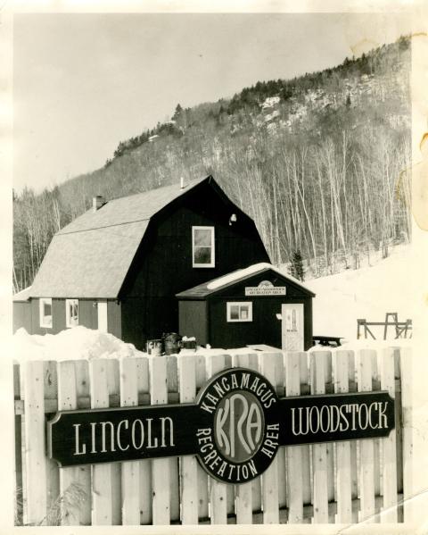 Photograph of Lincoln and Woodstock Kancamagus Recreation Area Sign
