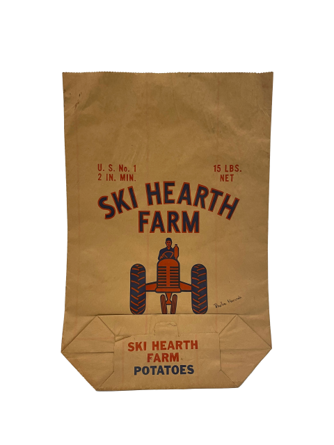 Photograph of a Ski Hearth Farm Potato Bag