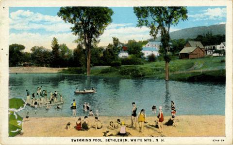 Photograph of a swimming pool in Bethlehem