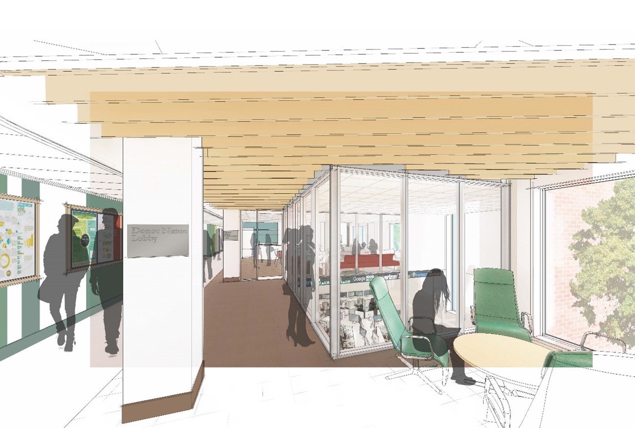 Hyde Hall renovation artistic rendering