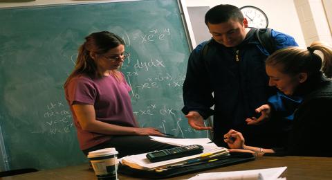Students in the classroom