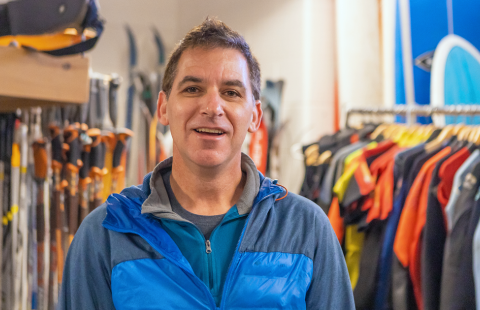 Outdoor Center Director Craig Paiement