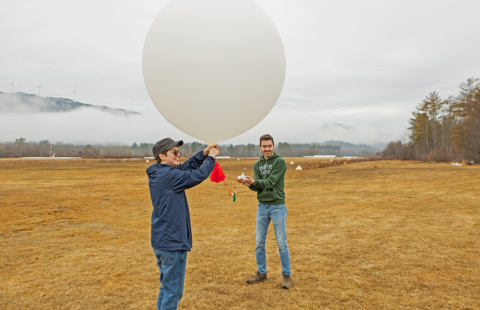 Students participating in the Nationwide Eclipse Ballooning Project